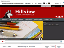 Tablet Screenshot of hillviewhuskies.org